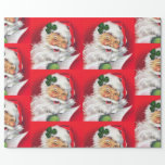 Irish Santa, Irish Christmas, Irland, Geschenkpapier<br><div class="desc">Irish Santa,  Irish Christmas,  Irland,  Irish Wrapping Paper, </div>