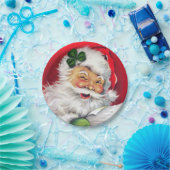 Irish Santa, Irish Christmas, Irland, Pappteller (Party)