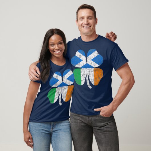 Irish Scotland Flag Ireland Scotland St Patricks T-Shirt (Unisex)