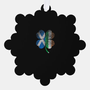 Irish Scott flagge Kleeblatt Ireland Saint Patrick Ornament Karte