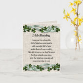 Irish Segelnote card Karte (Gelbe Blume)