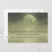 Irish Segen (2) Postkarte (Vorne/Hinten)