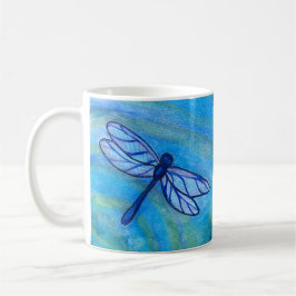 Irish Segen Brave Blue Dragonfly Course Kaffeetasse