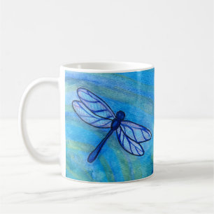 Irish Segen Brave Blue Dragonfly Course Kaffeetasse