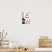 Irish Segen das Dach über dem Kopf Poster (Küche)