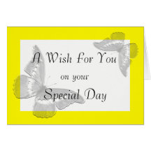 Irish Segen: Flügel einer Schmetterlingskarte