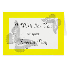 Irish Segen: Flügel einer Schmetterlingskarte