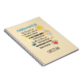 Irish Segen für Godtochter Teen oder Kind mit Name Notizblock (Rechte Seite)