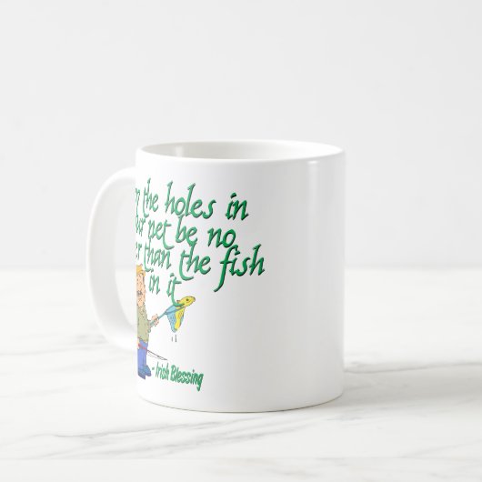 Irish Segen Kaffeetasse (Vorderseite Links)