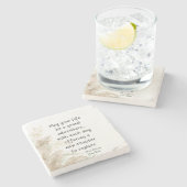 Irish Segen kann dein Leben ein großes Abenteuer w Steinuntersetzer (Seitenansicht)