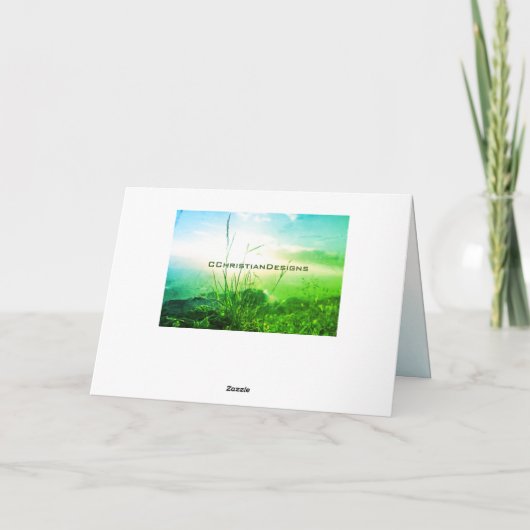 Irish Segen, Liebe in Dein Herz, Cliffs Irland Karte (Rückseite)