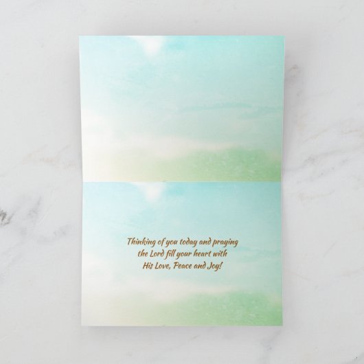 Irish Segen, Liebe in Dein Herz, Cliffs Irland Karte (Innenseite)