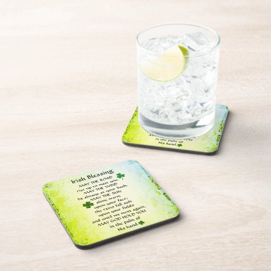 Irish Segen, Mai die Straße auf, um Sie zu treffen Untersetzer (Rechte Seite)