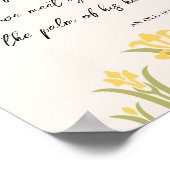 Irish Segen May Rise Gedicht Poster (Ecke)