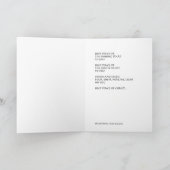 Irish Segen Notecard Deep Peace Watercolor Karte (Innenseite)