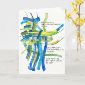 Irish Segen Notecard Deep Peace Watercolor Karte (Gelbe Blume)