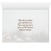 Irish Segen, Peace in Your Soul, Ireland Card (Innenansicht Horizontal (Unten))