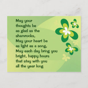 Irish Segen Postcard Postkarte