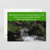 Irish Segen Postcard Postkarte (Vorne/Hinten)