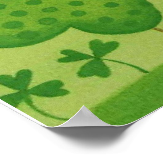 Irish Segen Poster (Ecke)