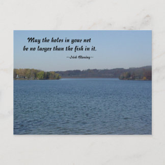 Irish Segen Postkarte