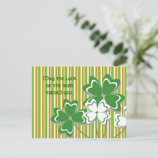 Irish Segen Postkarten (Stehend Vorderseite)