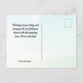 Irish Segen, Warmherzigkeit in Ihrer Zuhause, Postkarte (Rückseite)