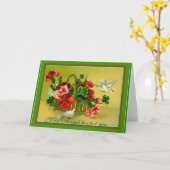 Irish Sessing Angels Protect You St. Patrick's Karte (Gelbe Blume)