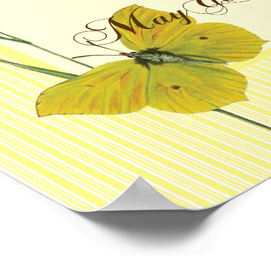 Irish Sessing Botanical Nature Poster (Ecke)