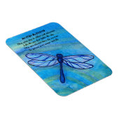 Irish Sessing Brave Blue Dragonfly Inspiration Magnet (Rechte Seite)