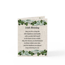 Irish Sessing card St. Patricks Day