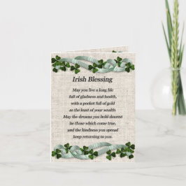 Irish Sessing card St. Patricks Day Karte