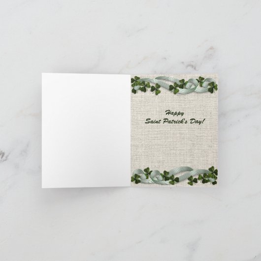 Irish Sessing card St. Patricks Day Karte (Innenseite)