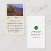 Irish Sessing Celebration of Life Memorial Card Visitenkarte (Vorne/Hinten)