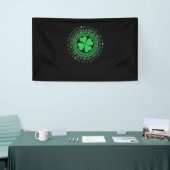 Irish Sessing Celtic Knot 4 Leaf Clover - St. Pat Banner (Messeveranstaltung)