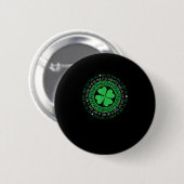 Irish Sessing Celtic Knot 4 Leaf Clover - St. Pat Button (Vorne & Hinten)