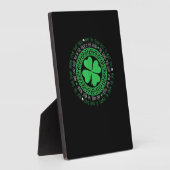 Irish Sessing Celtic Knot 4 Leaf Clover - St. Pat Fotoplatte (Seite)