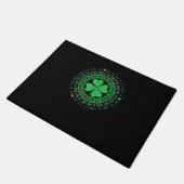 Irish Sessing Celtic Knot 4 Leaf Clover - St. Pat Fußmatte (Schrägansicht)