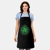 Irish Sessing Celtic Knot 4 Leaf Clover - St. Pat Schürze (Getragen)