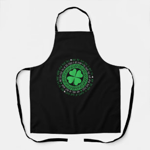 Irish Sessing Celtic Knot 4 Leaf Clover - St. Pat Schürze