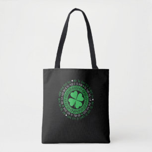 Irish Sessing Celtic Knot 4 Leaf Clover - St. Pat Tasche