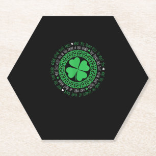 Irish Sessing Celtic Knot 4 Leaf Clover - St. Pat Untersetzer