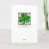 IRISH SESSING/CUSTOMIZABLE CARD KARTE (Rückseite)