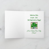 IRISH SESSING/CUSTOMIZABLE CARD KARTE (Innenseite)