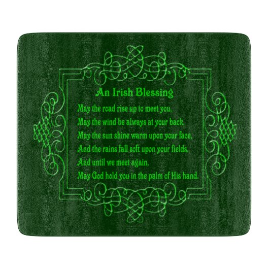 Irish Sessing Cutting Board Schneidebrett (Vorderseite)