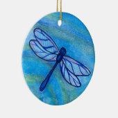 Irish Sessing Dragonfly Quote Keramik Ornament (Rechts)