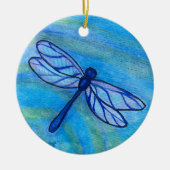 Irish Sessing Dragonfly Quote Keramik Ornament (Vorne)