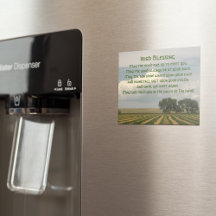 Irish Sessing Farmland Foto Magnetic Card