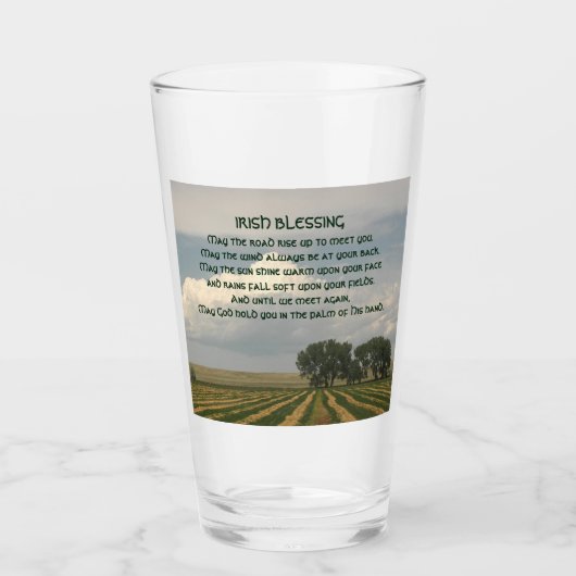 Irish Sessing Farmland Landschaft Glas (Vorderseite)