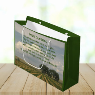 Irish Sessing Farmland Landschaft Große Geschenktüte